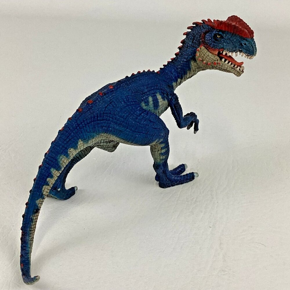 Schleich Dilophosaurus Dinosaur Action Figure Toy Movable Jaw Prehistoric 2015